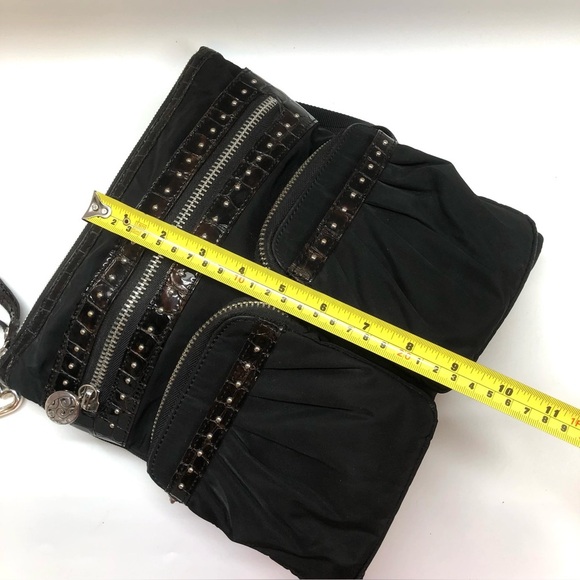Brighton Black and Brown Crossbody Bag - Picture 10 of 16